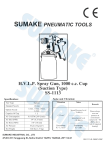 Sumake SS-1113 Owner's Manual - HVLP Spray Gun Instructions