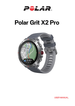 Polar Grit X2 Pro User Manual - Download & Read Online