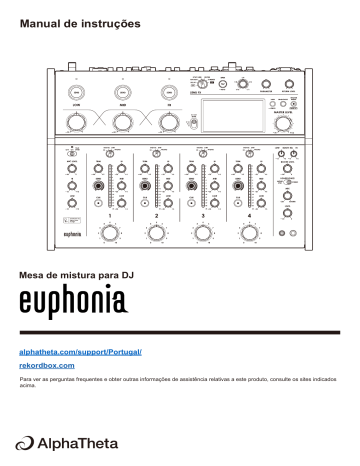 Pioneer euphonia DJ Mixer Manual do proprietário | Manualzz
