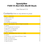 SpeedyBee F405 V4 Flight Controller Manual