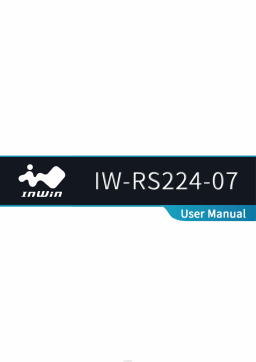 InWin IW-RS224-07 2U Rackmount Chassis User Manual - Download & Read Online