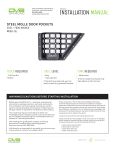 DV8 OFFROAD MPBR-05 Ford Bronco Front Door MOLLE Pocket Instruction manual