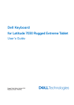 DELL Technologies Latitude 7030 Rugged Extreme Tablet User Guide