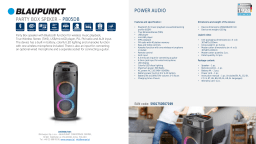 Blaupunkt PB05DB Bluetooth Partybox Instruction manual