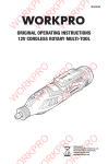 WORKPRO W123015A 12V Cordless Rotary Multi Tool Manual
