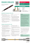 Axminster Woodturning Comfort Pen Kit Instructions - DIY Pen Making Guide