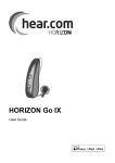 HEAR.COM HORIZON Go 7 IX User Guide