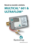 Kamstrup MULTICAL&reg; 601 Použ&iacute;vateľsk&aacute; pr&iacute;ručka