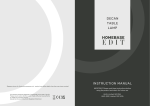 Homebase Decan Table Lamp Manual -  Instructions and Assembly Guide