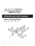 Farm King 465 565 665 765 Triplex Finishing Mower Manual