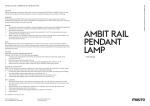 Ambit Rail Pendant Lamp Manual | AI Chat &amp; PDF Download