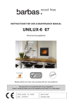 Barbas Unilux-6 67 User Manual - Room Heating Appliance