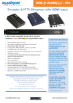 Blankom HDE-264/265 Quick Start Guide