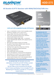 BLANKOM HDD-275 4K Decoder: AI Chat &amp; PDF Download
