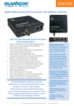 Blankom Decoder-HDD-276 Quick Start Guide