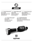 Sylvac Bore gauges Xtreme 3 Digital Smart  Instruction Manual
