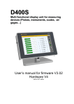Sylvac Digital display D400S Manual