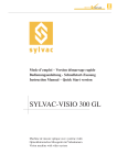 SYLVAC-VISIO 300 GL Instruction Manual