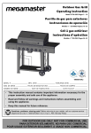 Megamaster 6 Burner Gas Grill User Manual