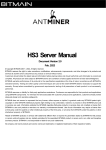 AntMiner S9 HS3 Manual - BITMAIN | Download S9 HS3 pdf