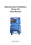 Orion Motor Tech V20230614 Bearing Seal Driver Kit User Manual