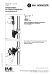 Instructions de montage IMI Thermom&egrave;tre Globo