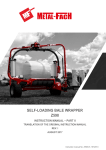 Metal-Fach Z598 Bale Wrapper Manual