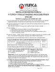 Yunca Heating FITZROY Installation Instructions