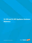 Palo Alto Network M-200 Reference Manual