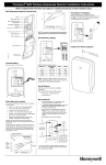 HONEYWELL HOME RESIDEO 5853 Installation Instructions