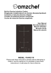 amzchef FS-IRC119 Electric Induction Cooktop Benutzerhandbuch