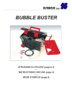 Ultraflex BubbleBuster&trade; - Portable Device Installation Manual