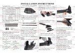 ALAVENTE B0B492V39D 2023 Heavy Duty Roof Rack Cross Bars Instruction Manual