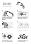 MBJ 04091.00 Mounting Set Manual - Bar &amp; Spot Lightings