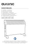 Auronic AU3075 Handbuch - Konvektorheizung