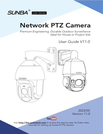 SUNBA 405-ECO Network PTZ Camera User Guide Manualzz
