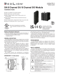 Red Lion DA 8DI/8DO Module Manual - 8 Digital Inputs, 8 Outputs