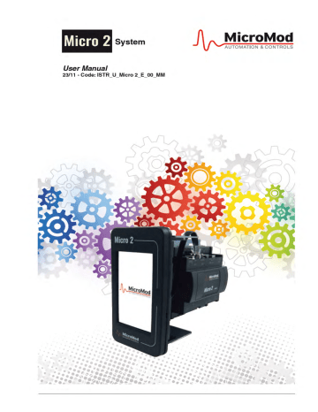 MicroMod Micro 2 User Manual: Setup, Programming, and Operation | Manualzz