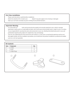 Northern Ridge 8924243 Rooftop Cargo Carrier Manual
