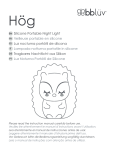 bbluv HOG Silicone Portable Night Light User Manual - Read Online or Download PDF
