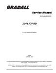 Gradall B XL4130V Rapid Drive 80554003 Service Manual