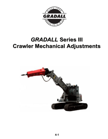 Gradall XL Series Crawler Undercarriage Service Manual | Manualzz